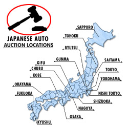 Auction House Locations Across Japan